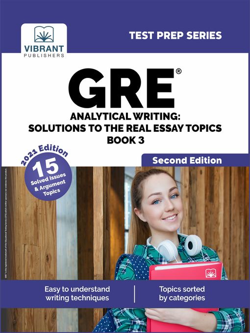 Cover image for GRE Analytical Writing